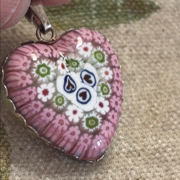 Millifiori Sterling silver Heart Pendant - Picture 1 of 4